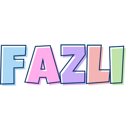 Fazli pastel logo