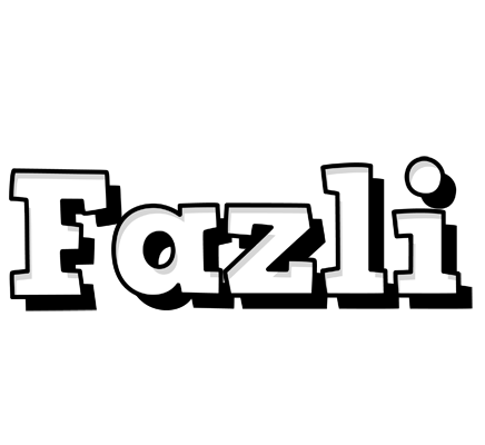 Fazli snowing logo