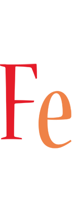 Fe birthday logo