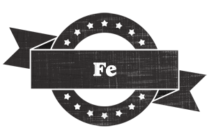 Fe grunge logo