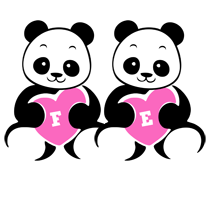 Fe love-panda logo