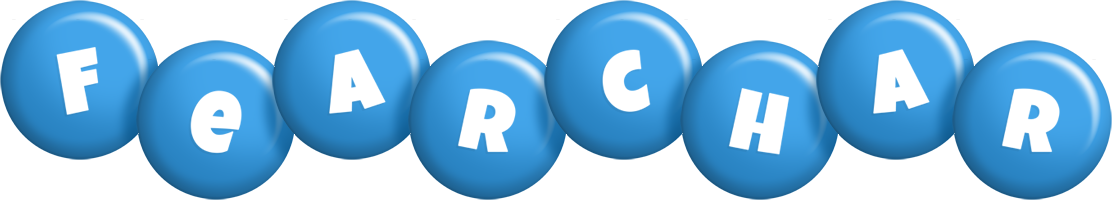 Fearchar candy-blue logo