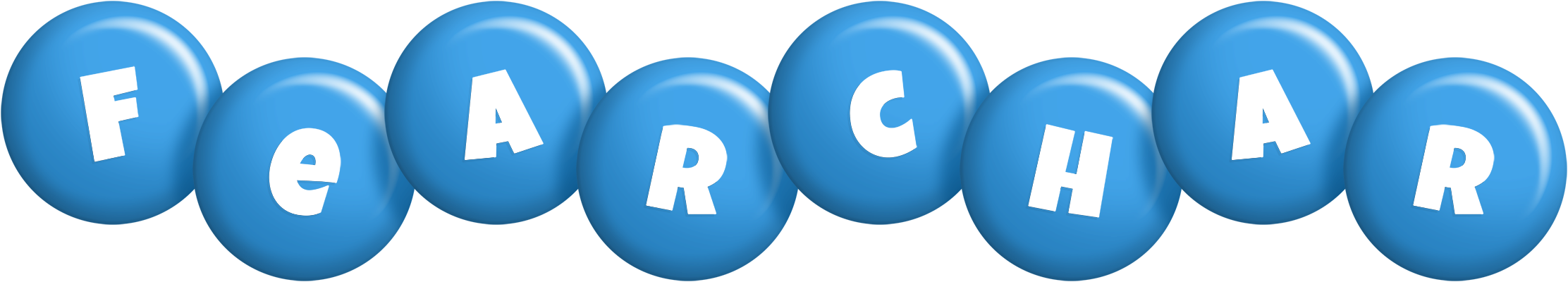 Fearchar candy-blue logo