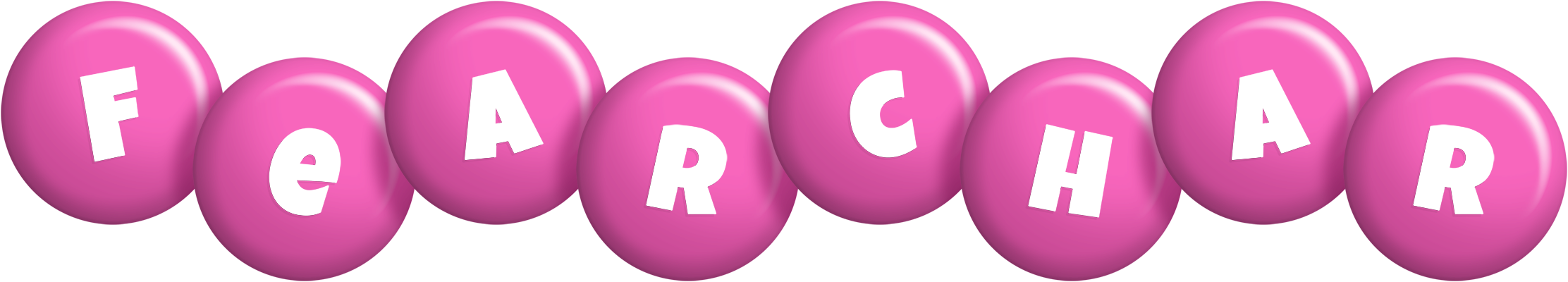Fearchar candy-pink logo