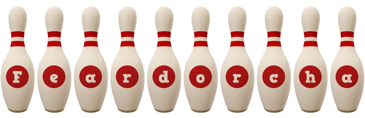 Feardorcha bowling-pin logo