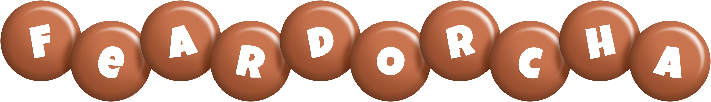 Feardorcha candy-brown logo