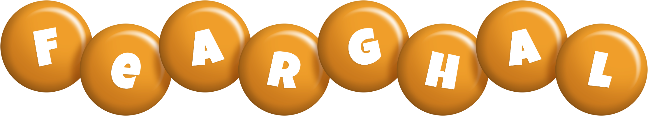 Fearghal candy-orange logo