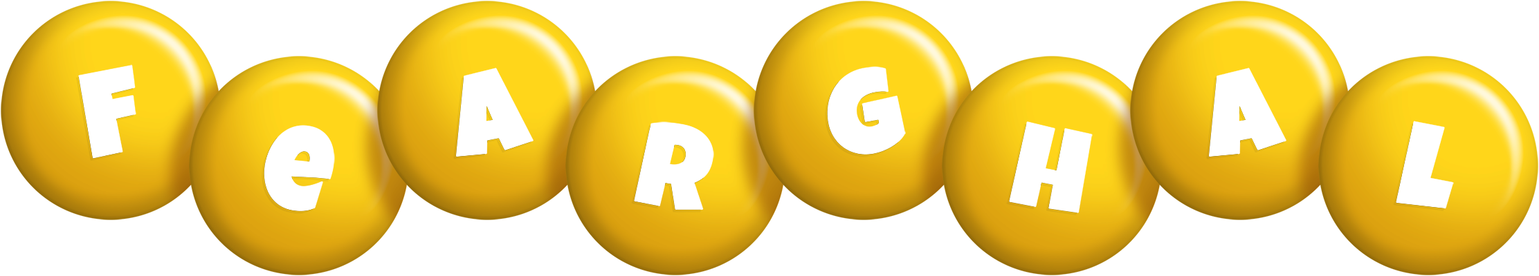 Fearghal candy-yellow logo