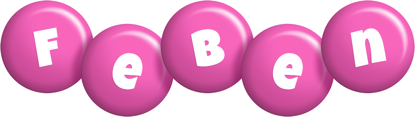 Feben candy-pink logo
