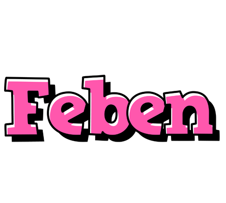 Feben girlish logo