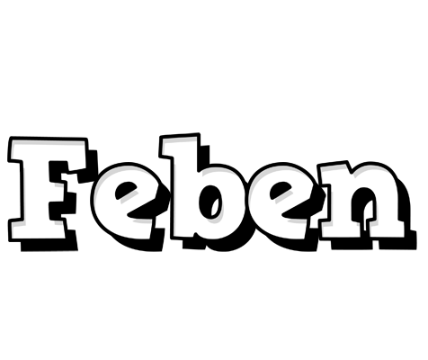 Feben snowing logo