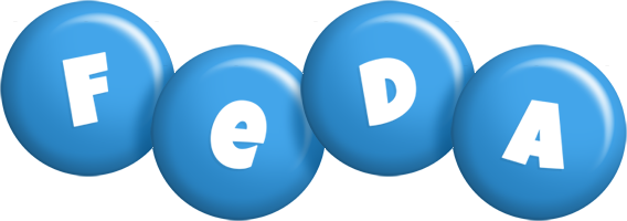 Feda candy-blue logo