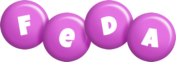 Feda candy-purple logo