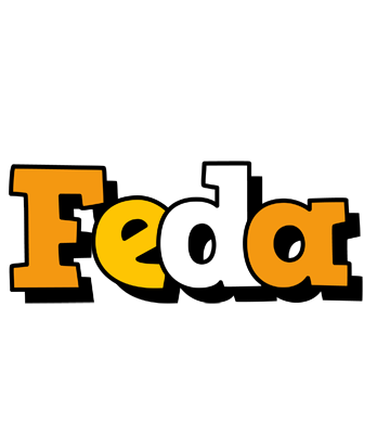 Feda cartoon logo