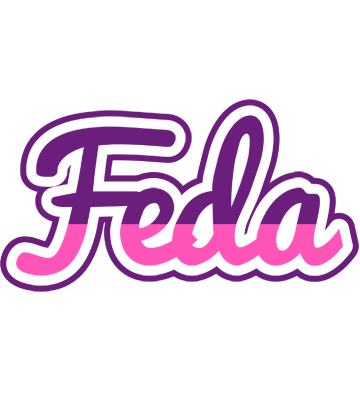 Feda cheerful logo