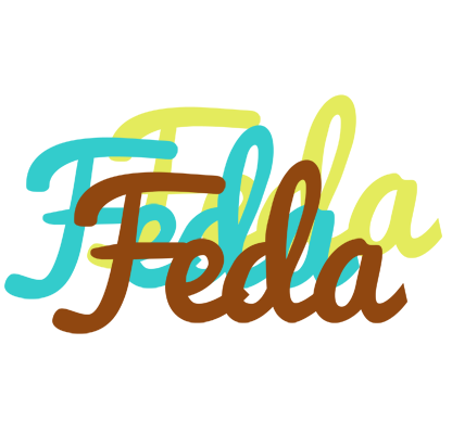 Feda cupcake logo