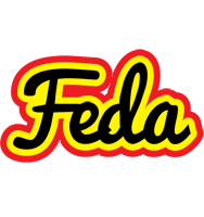 Feda flaming logo