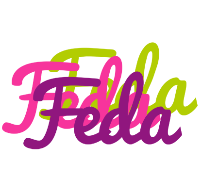 Feda flowers logo