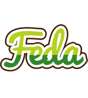Feda golfing logo