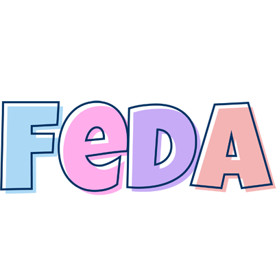 Feda pastel logo