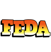 Feda sunset logo