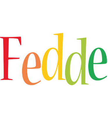 Fedde birthday logo