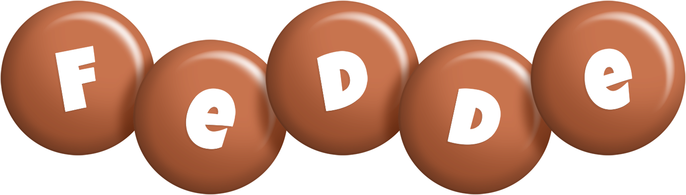 Fedde candy-brown logo