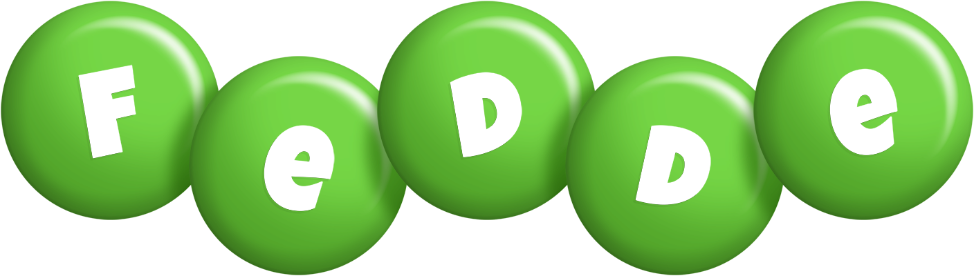 Fedde candy-green logo