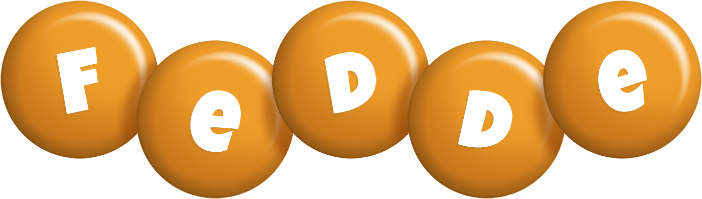 Fedde candy-orange logo