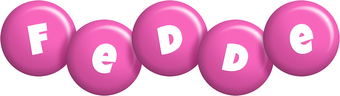 Fedde candy-pink logo