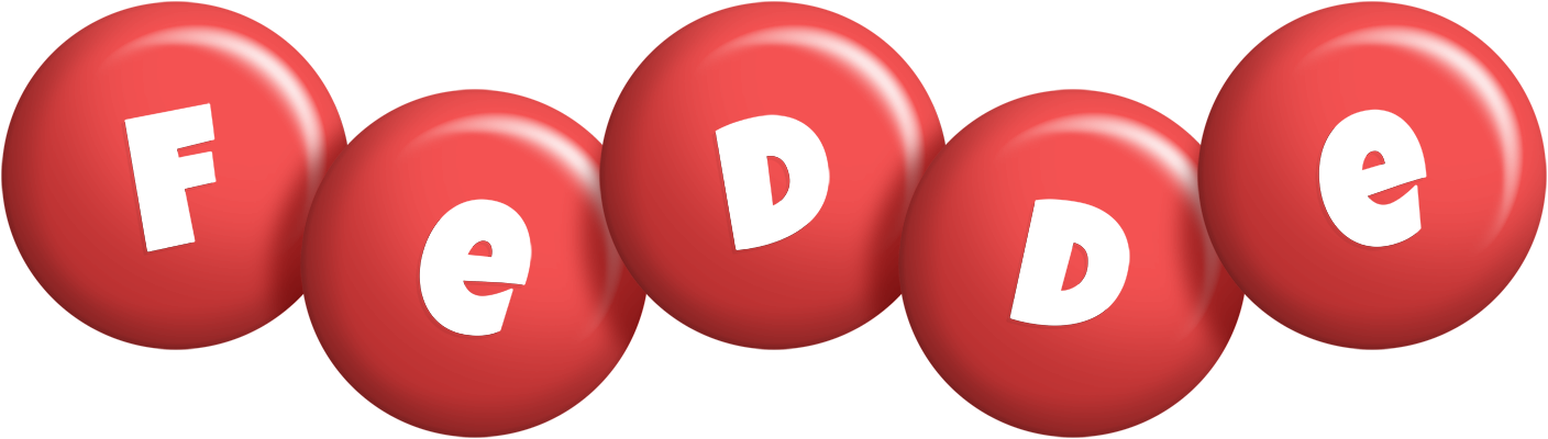 Fedde candy-red logo