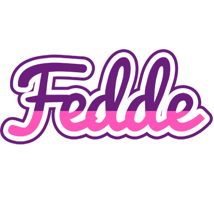 Fedde cheerful logo