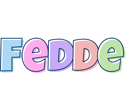Fedde pastel logo
