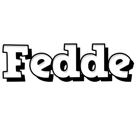 Fedde snowing logo