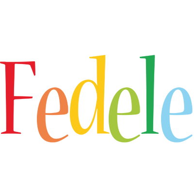 Fedele birthday logo