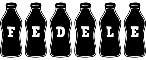 Fedele bottle logo