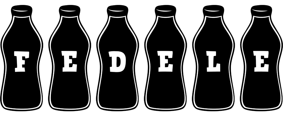 Fedele bottle logo