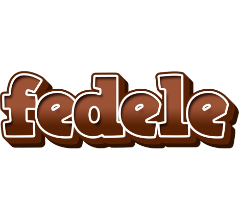 Fedele brownie logo