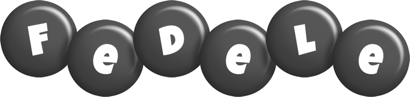 Fedele candy-black logo
