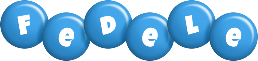 Fedele candy-blue logo