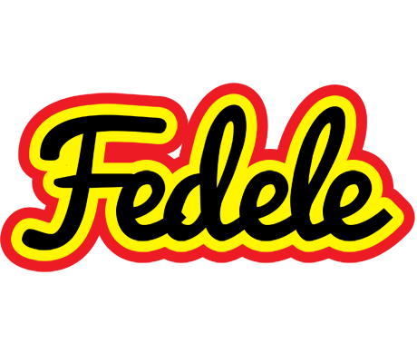 Fedele flaming logo