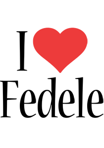 Fedele i-love logo