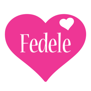 Fedele love-heart logo