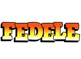 Fedele sunset logo