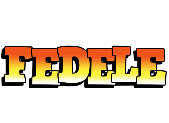 Fedele sunset logo