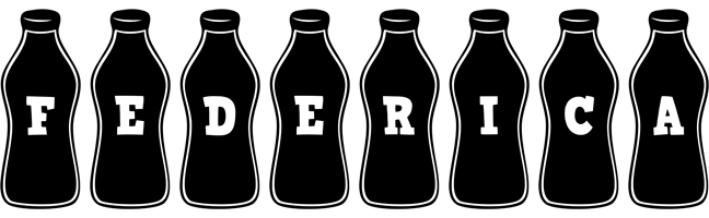 Federica bottle logo