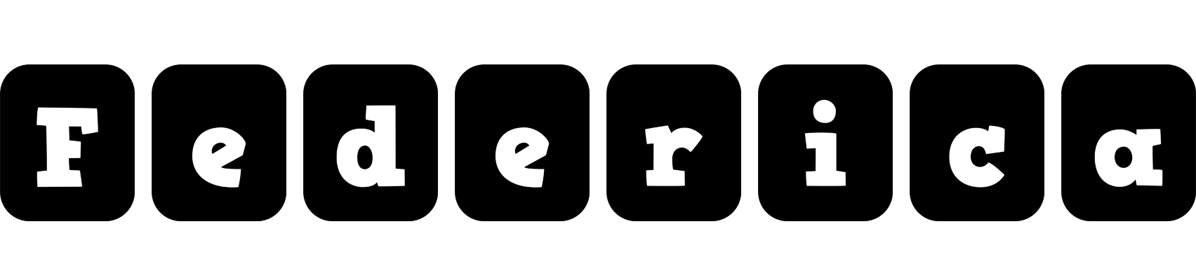 Federica box logo