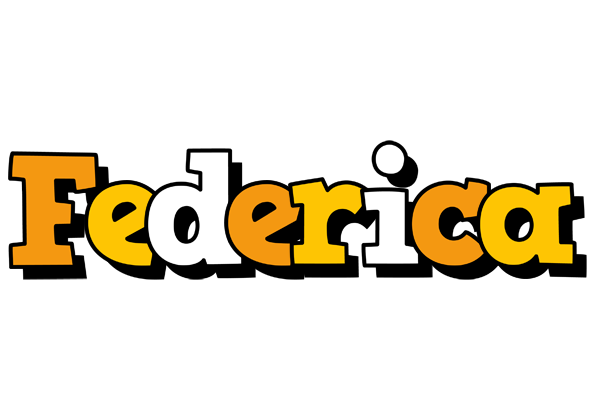 Federica cartoon logo