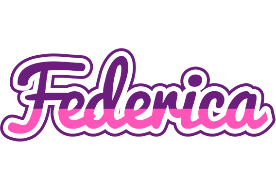 Federica cheerful logo