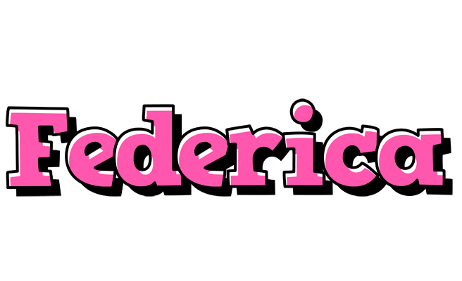 Federica girlish logo
